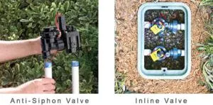 Anti-Spihon Valve vs. Inline Valve Anti-Spihon Valve vs. Inline Valve